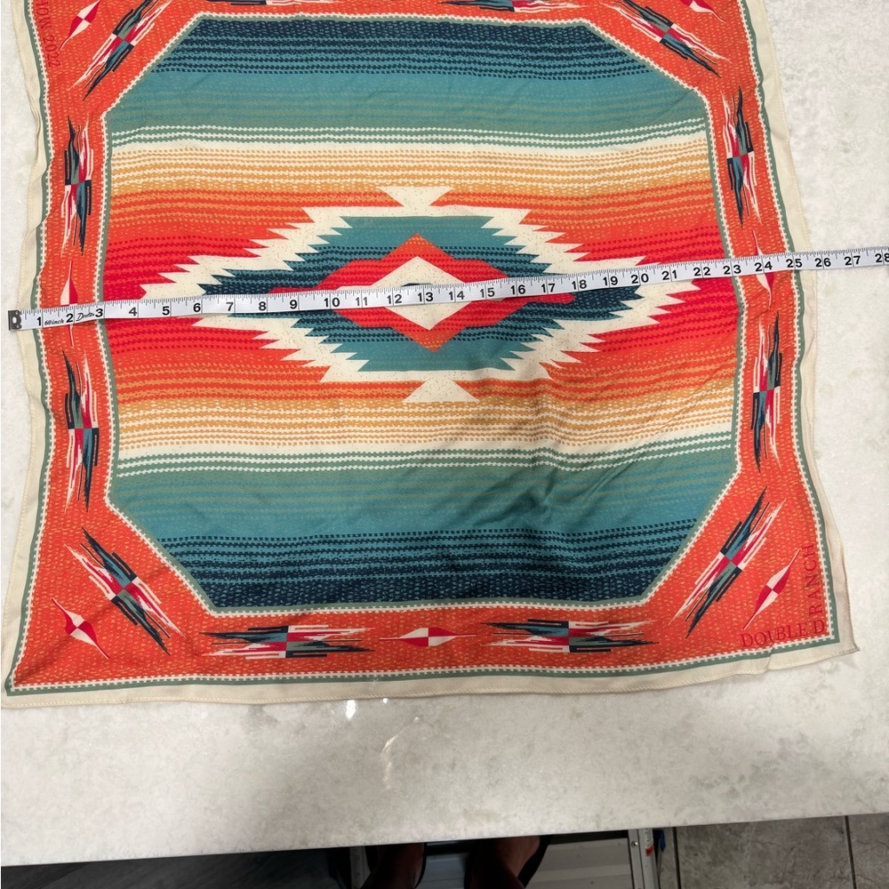 Double D Ranch Multicolor Patterned Scarf